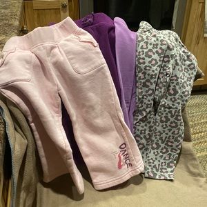 Lot (4) pants all 2T